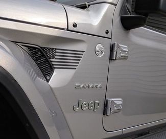 Jeep Wrangler JL Fender Vent Amerikaanse vlag sticker-paar