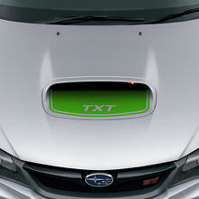 Aangepaste Blackout Motorkap Luchtinlaat Vinyl Decal voor Subaru Impreza WRX STI_3