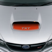 Aangepaste Blackout Motorkap Luchtinlaat Vinyl Decal voor Subaru Impreza WRX STI_4