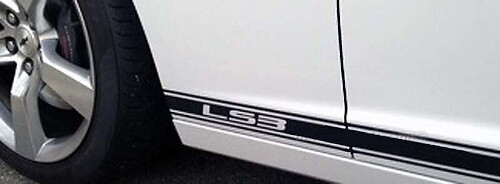 LS Outline Zijstrepen Vinyl Decal Kit voor Chevrolet Camaro 2010-2015