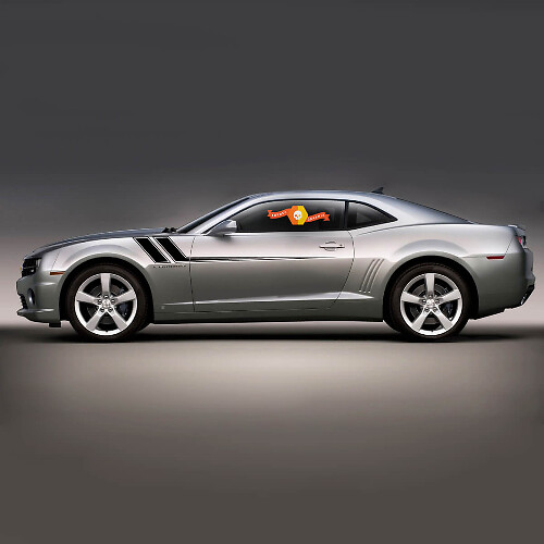 2010 2011 2012 2013 2014 2015 Chevy Camaro Spatbord aan zijkant Rally Strepen Stickers Decals
