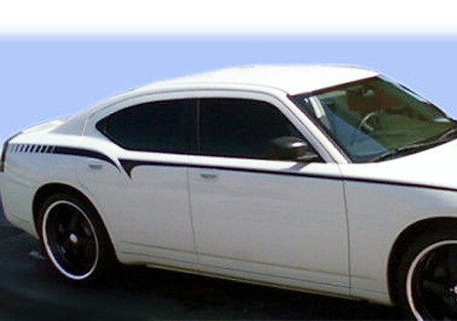 Bodyline Accent Zijkstrepen Vinyl Stickers voor Dodge Charger 2006-2010