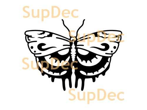 Vlinder Vinyl Kunst Muur Raam Badkamer Sticker Decal #15
