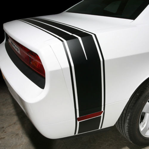2008-2014 Dodge Challenger kofferbak kwart paneel zijstrepen stickers stickers rally
