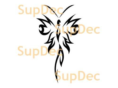 Vlinder vinyl kunst muur raam badkamer sticker sticker #16
