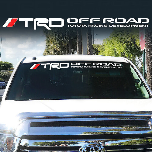 TRD Stijl Off Road Voorruitbanner Sticker voor Toyota Tacoma Tundra
