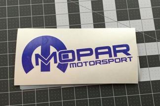 2x Mopar Racing-sticker, Srt, Hemi, vinyl gestanste sticker 8,5x 3