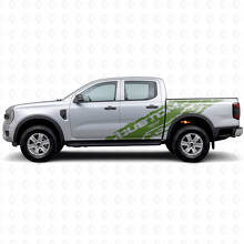 Modderspatten & Custom Tekst Zij Vinyl Stickers Kit voor Musclecar Ranger Wildtrak_3