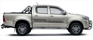 2x Toyota Hilux zijvinylstickers grafische rallysticker