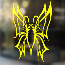 Vlinder met dubbele vleugels universele vinylstickervel_4