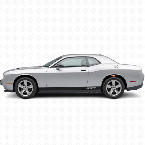 SRT-stijl strepen dorpel vinyl decal sticker voor Dodge Challenger 2009-2018