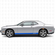 SRT-stijl strepen dorpel vinyl decal sticker voor Dodge Challenger 2009-2018_2