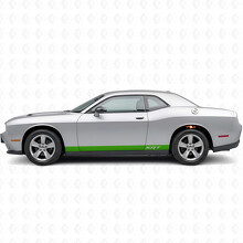 SRT-stijl strepen dorpel vinyl decal sticker voor Dodge Challenger 2009-2018_3