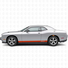SRT-stijl strepen dorpel vinyl decal sticker voor Dodge Challenger 2009-2018_4
