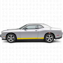 SRT-stijl strepen dorpel vinyl decal sticker voor Dodge Challenger 2009-2018_5