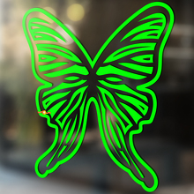 Vlinder Omrissing Silhouet Universele Vinyl Decal Sticker_3