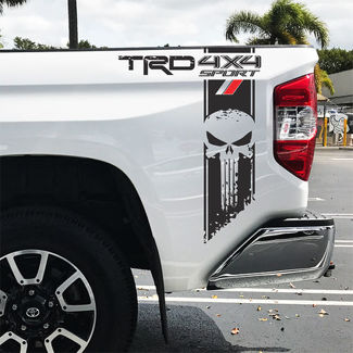 Toyota TRD Tundra Punisher sport 4x4 Racing Decals Vinyl Sticker Decal v