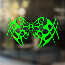 Mot met Scherpe Vleugels Universele Vinyl Decal Sticker_3