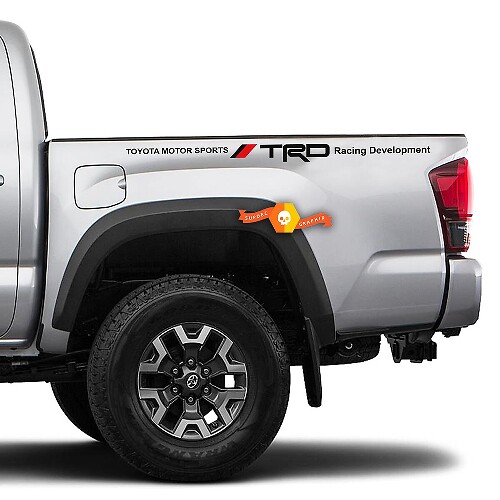Toyota Motor Sports TRD Vinylsticker voor zijkant laadbak Toyota Tacoma