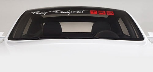 TRD Racing Development voorruit vinylsticker voor Toyota