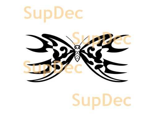 Vlinder vinyl kunst muur raam badkamer sticker sticker #24
