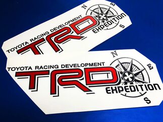 Toyota TRD Truck Off Road Racing Tacoma Tundra Expedition Vinyl Sticker Decals