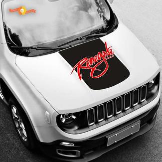 Jeep Renegade Custom Hood Blackout Vinyl Sticker