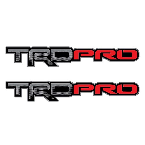 TRD Pro Stijl Vinyl Decal Set voor Toyota Tacoma Tundra