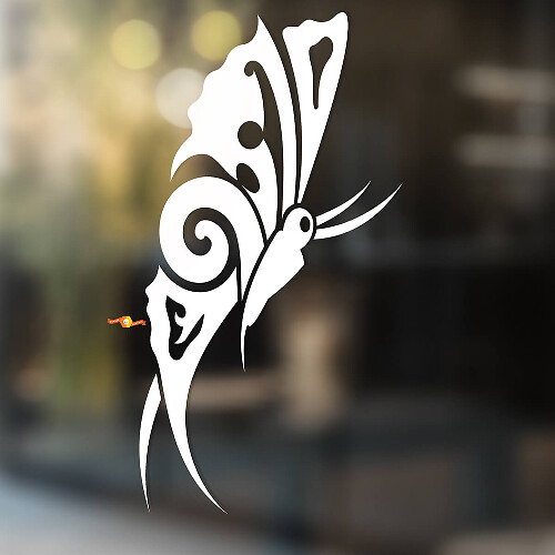 Tribal Vlinder Universele Vinyl Sticker Decal