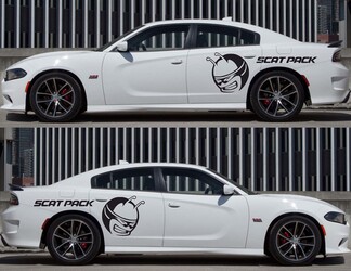 2X Dodge Charger Scat Pack Quarter Panel stickers Vinyl Graphics 2011-2020 Scatpack Now
