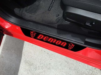 2X Dodge Challenger SRT Demon Type Style vinyl instaplijsten stickers