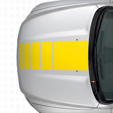 Strobe Stijl Strepen Motorkap- & Portieratuur Vinyl Decal Kit voor Dodge Ram 1500_10