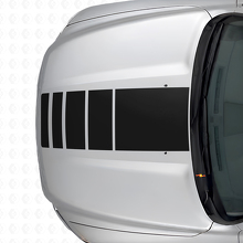 Strobe Stijl Strepen Motorkap- & Portieratuur Vinyl Decal Kit voor Dodge Ram 1500_2