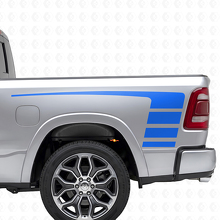Strobe Stijl Strepen Motorkap- & Portieratuur Vinyl Decal Kit voor Dodge Ram 1500_3
