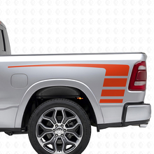 Strobe Stijl Strepen Motorkap- & Portieratuur Vinyl Decal Kit voor Dodge Ram 1500_7
