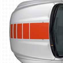 Strobe Stijl Strepen Motorkap- & Portieratuur Vinyl Decal Kit voor Dodge Ram 1500_8
