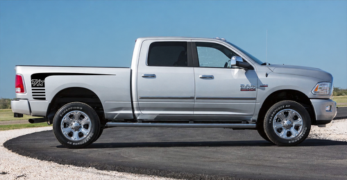 T/X Strobe Bedside Sweep Paar Bedside Vinyl Decal Sticker voor Dodge Ram 1500