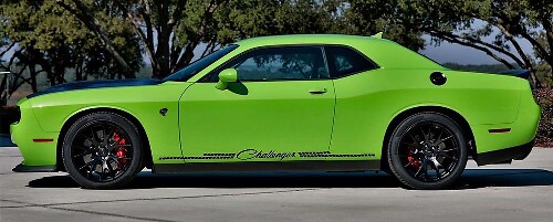 Dodge challenger 2008-2018 zijvinyl grafische stickers kit stickers