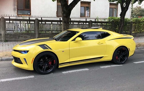 Racing Rally Stripe Kit Motorkap Dak Kofferbak Vinylsticker voor Chevrolet Camaro 2016-2018