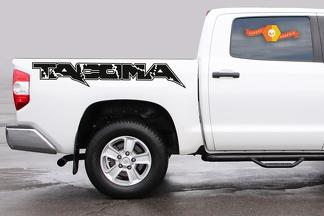 2X Toyota Tacoma bedzijde Vinyl Decals grafische rallystreep