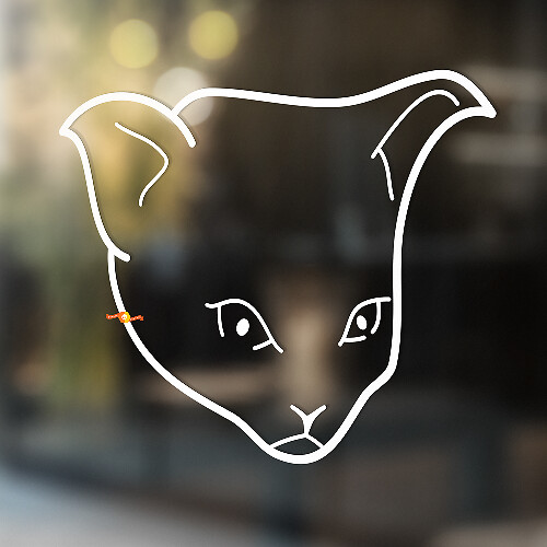 Cat's head Universele Vinyl Decal Sticker