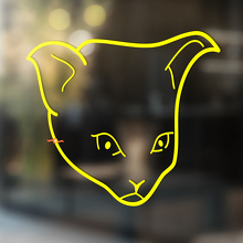 Cat's head Universele Vinyl Decal Sticker_4