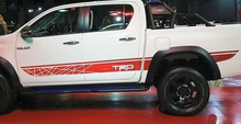 3 x Toyota Hilux TRD Off Road side Vinyl Decals grafische rallysticker 2