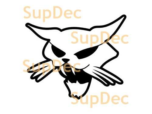 Kat Vinyl Art Wall Window Badkamer Sticker Sticker verwijderbaar #3
