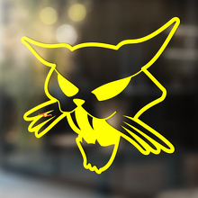 Boze Kat Universele Vinyl Decal Sticker_4