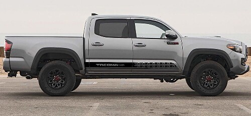 2x Toyota Tacoma 2016 Seitenschweller Vinyl Grafik Rallye Aufkleber Kit
