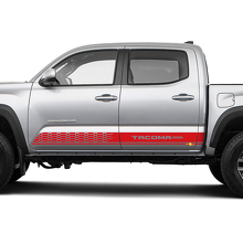 Ruitenmotief Deurzijstripes Vinyl Decals Graphics Stickerset Voor Toyota Tacoma 3