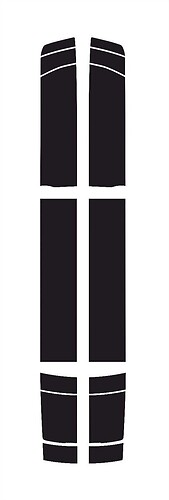 Racing Stijl Strepen Motorkap Dak Kofferbak Vinyl Decal Sticker voor Chevrolet Camaro 2016-2017