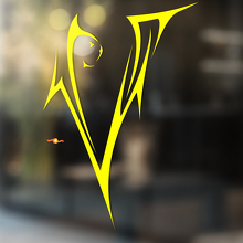 Trybal Style Cat Universele Vinyl Decal Sticker_4