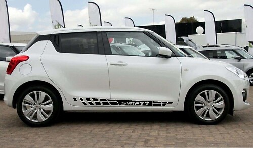2x Suzuki Swift 2017-2018 zijvinyl sticker grafische stickers